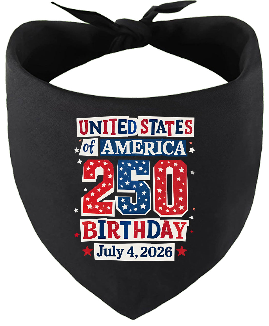 USA 250th Birthday Pet Bandana