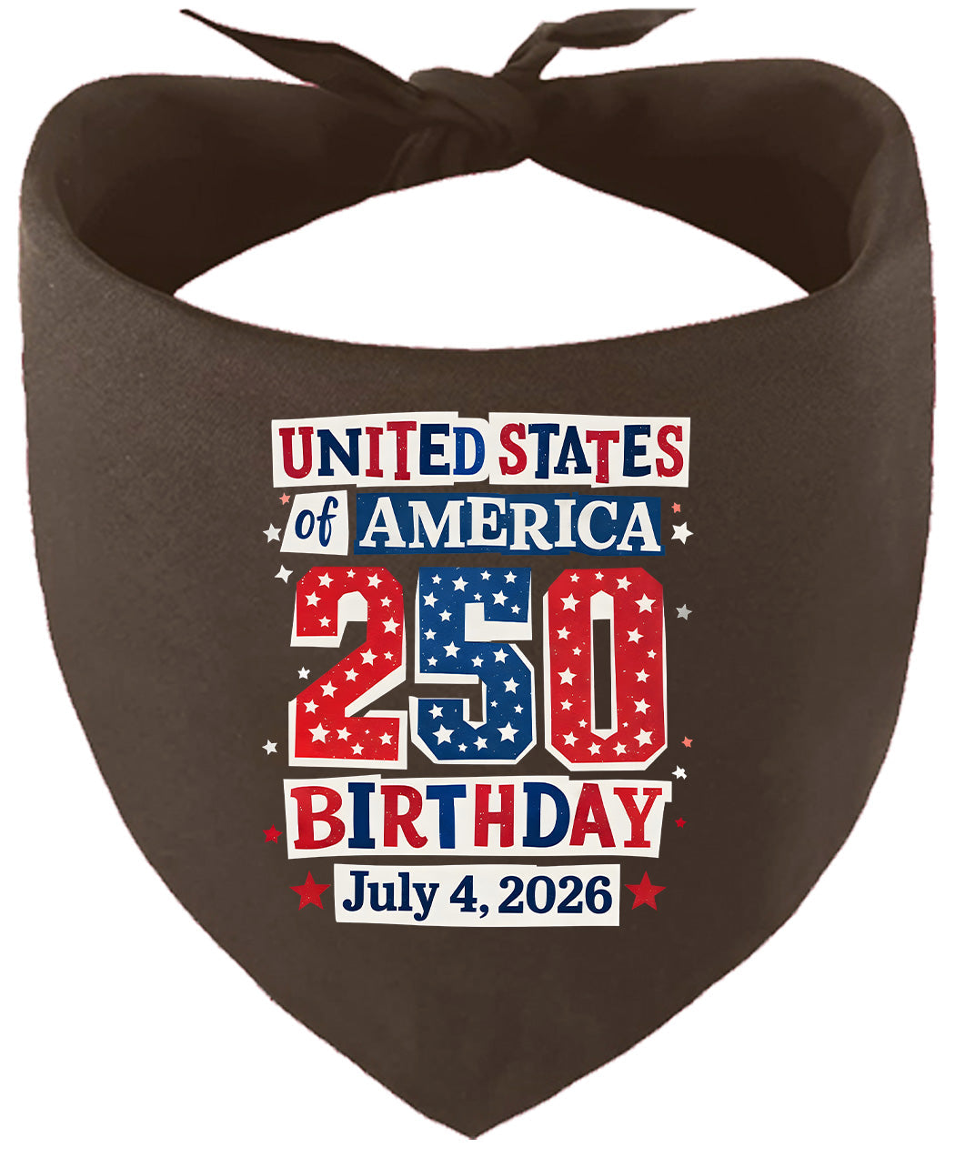 USA 250th Birthday Pet Bandana