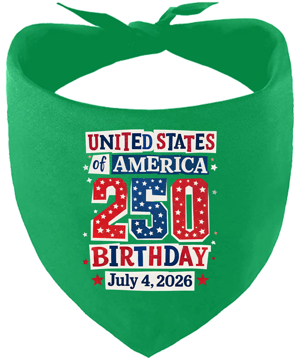 USA 250th Birthday Pet Bandana