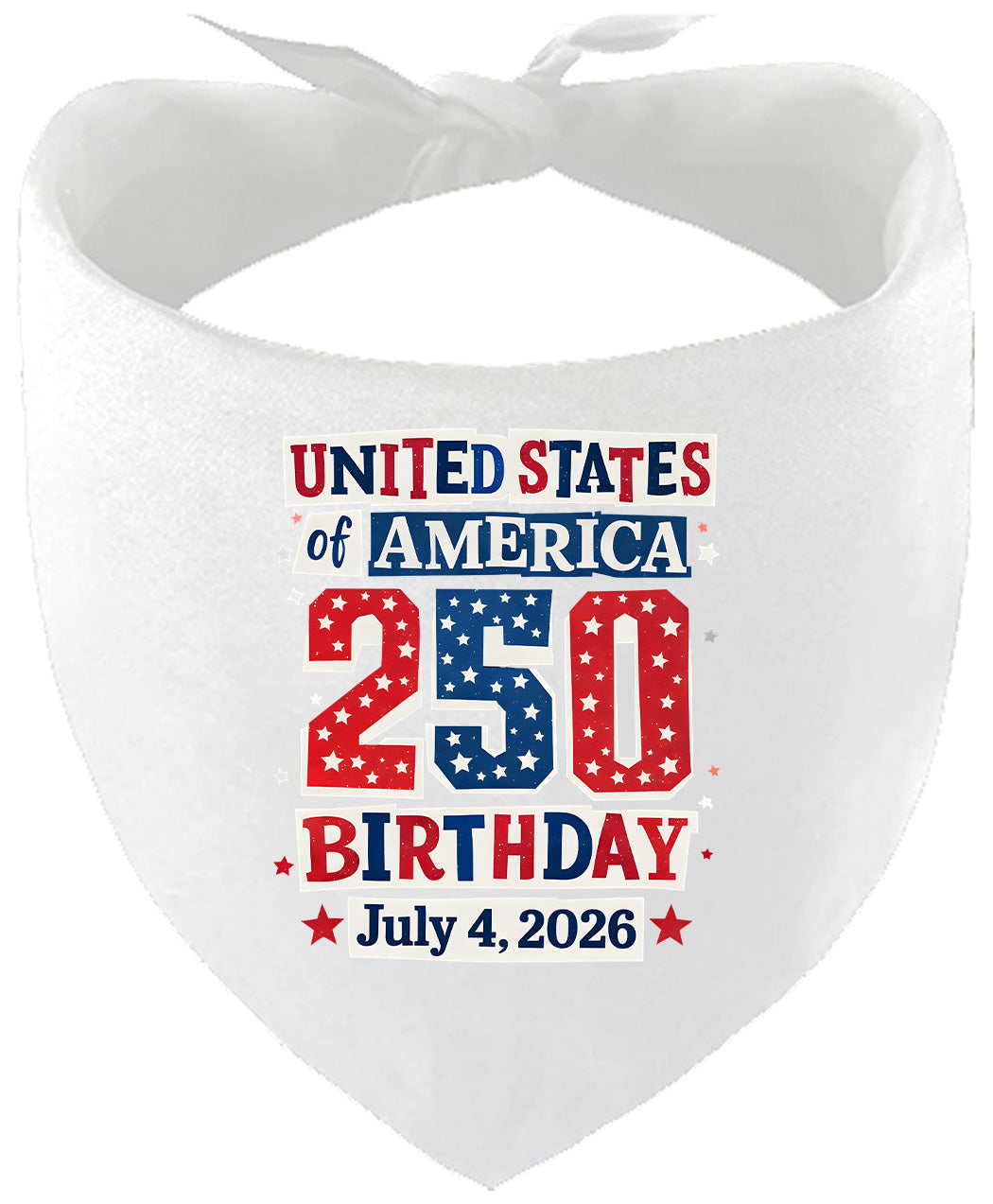 USA 250th Birthday Pet Bandana