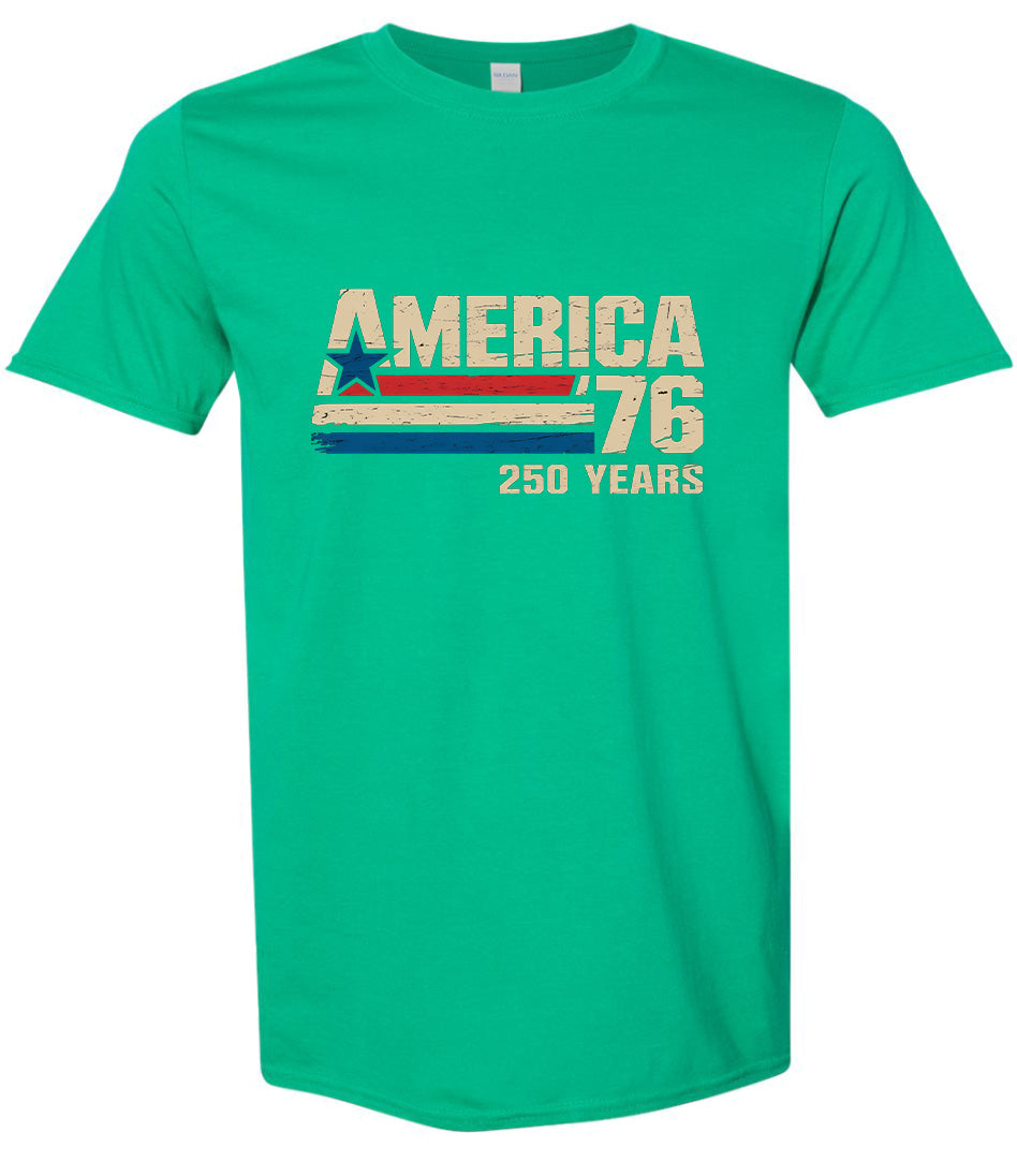 America 76 Adult Gildan Soft Shirt