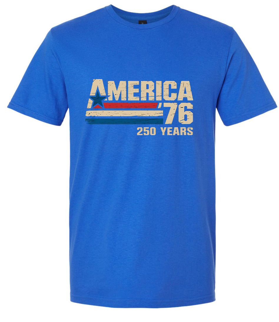 America 76 Adult Gildan Soft Shirt