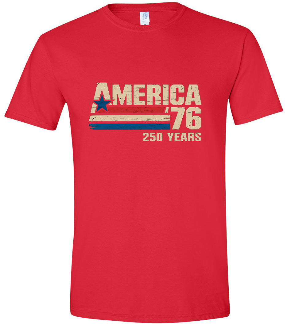 America 76 Adult Gildan Soft Shirt