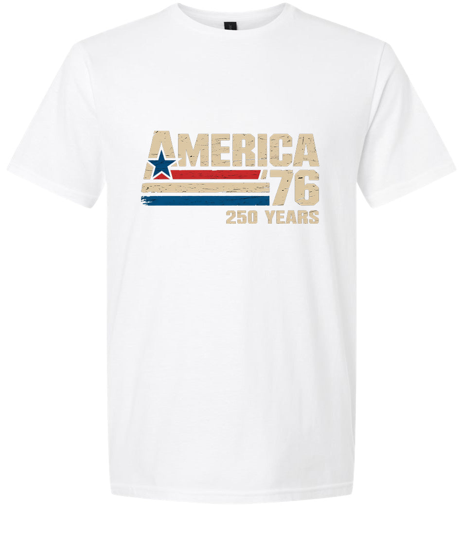 America 76 Adult Gildan Soft Shirt