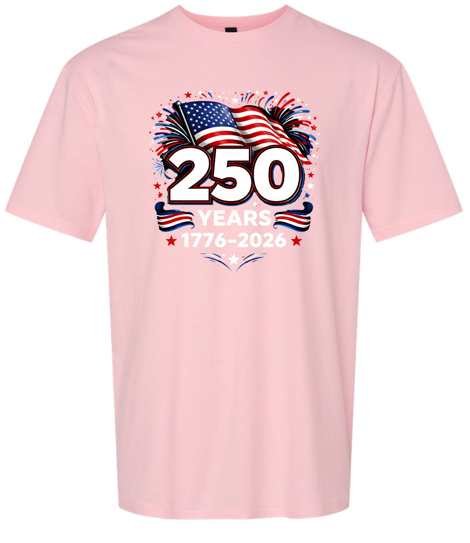 250 Years Celebration Adult Gildan Soft Shirt