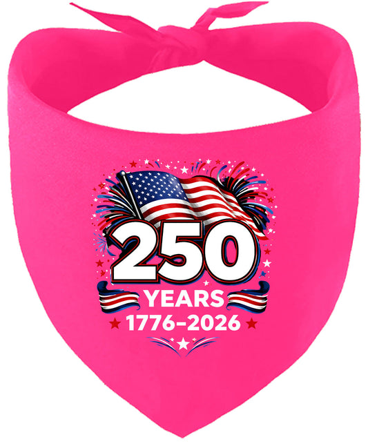 250 Years Celebration Pet Bandana