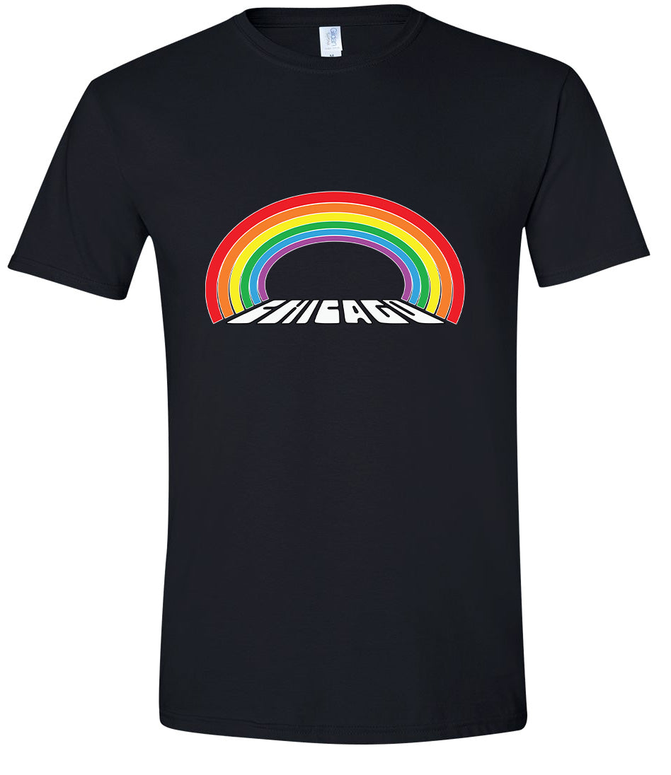 Chicago Rainbow Adult Gildan Soft Shirt