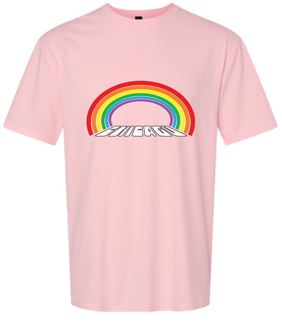 Chicago Rainbow Adult Gildan Soft Shirt