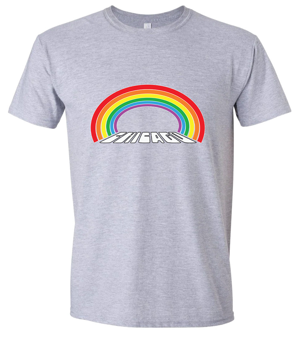 Chicago Rainbow Adult Gildan Soft Shirt