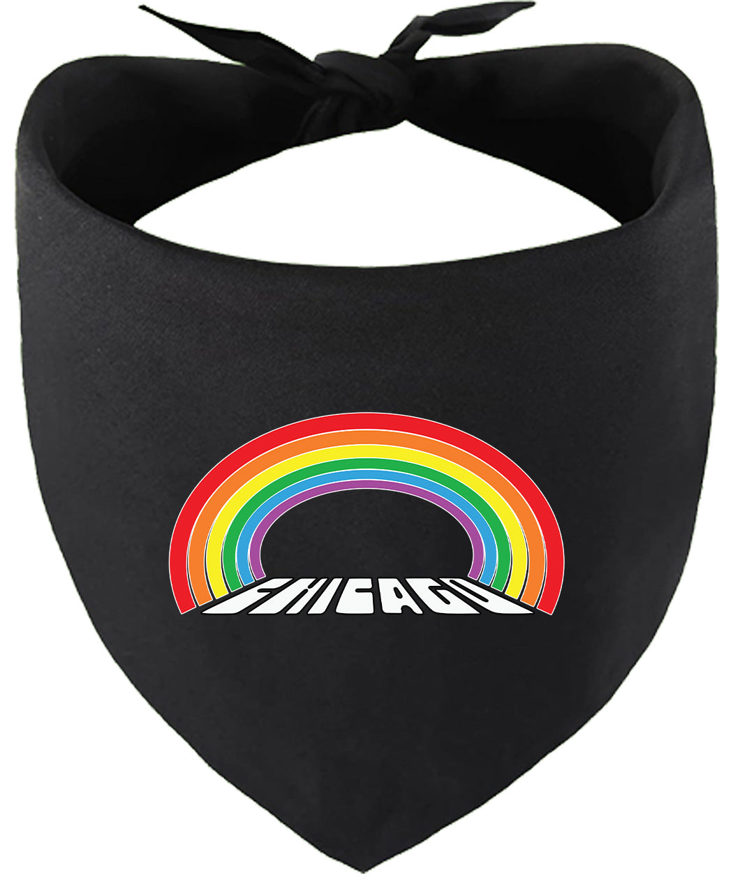 Chicago Rainbow Pet Bandana