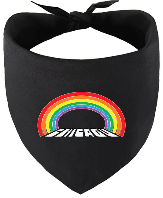 Chicago Rainbow Pet Bandana