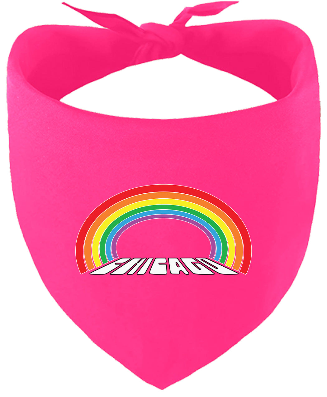 Chicago Rainbow Pet Bandana