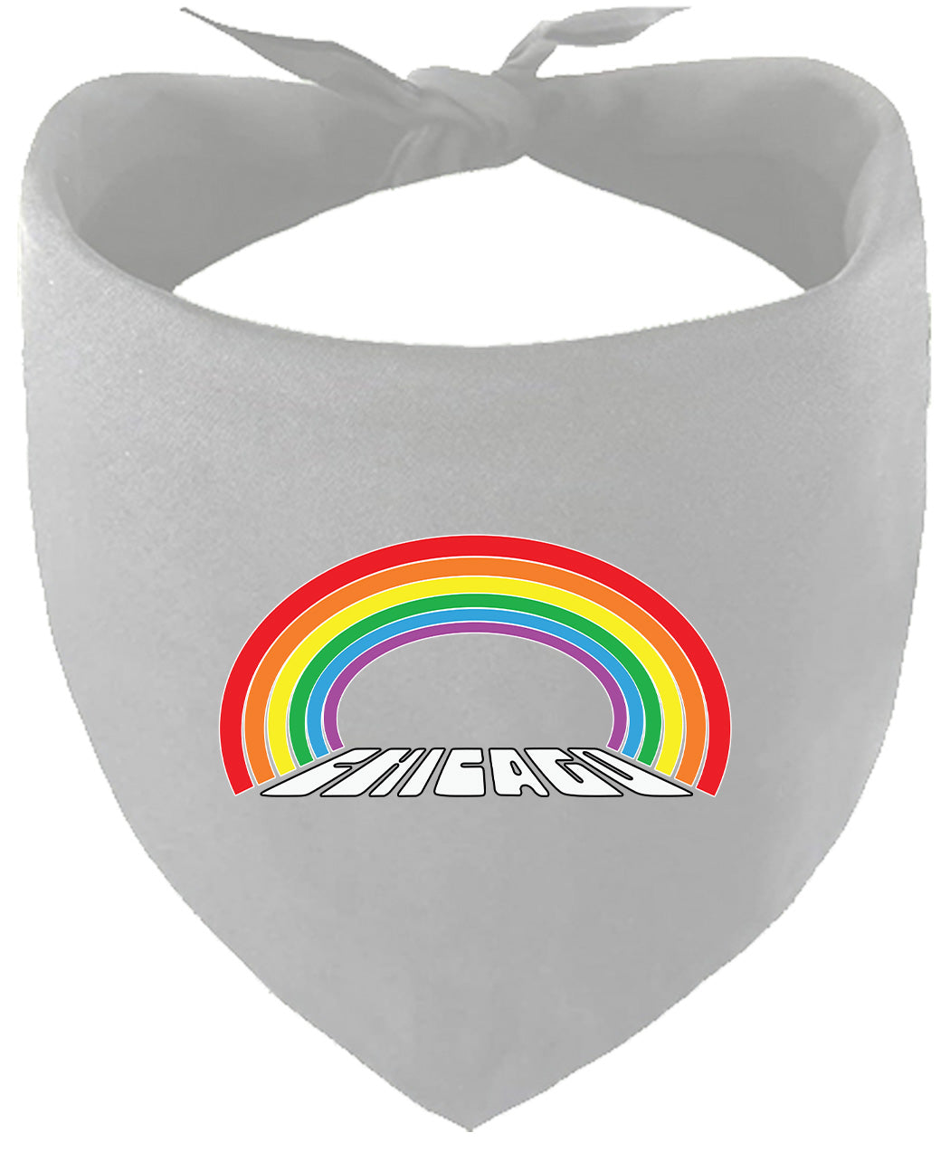 Chicago Rainbow Pet Bandana