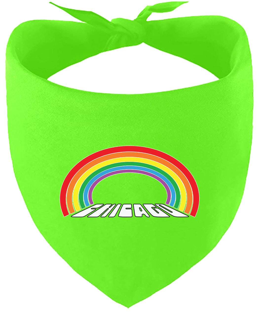 Chicago Rainbow Pet Bandana