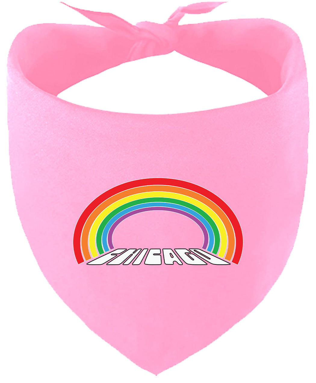 Chicago Rainbow Pet Bandana