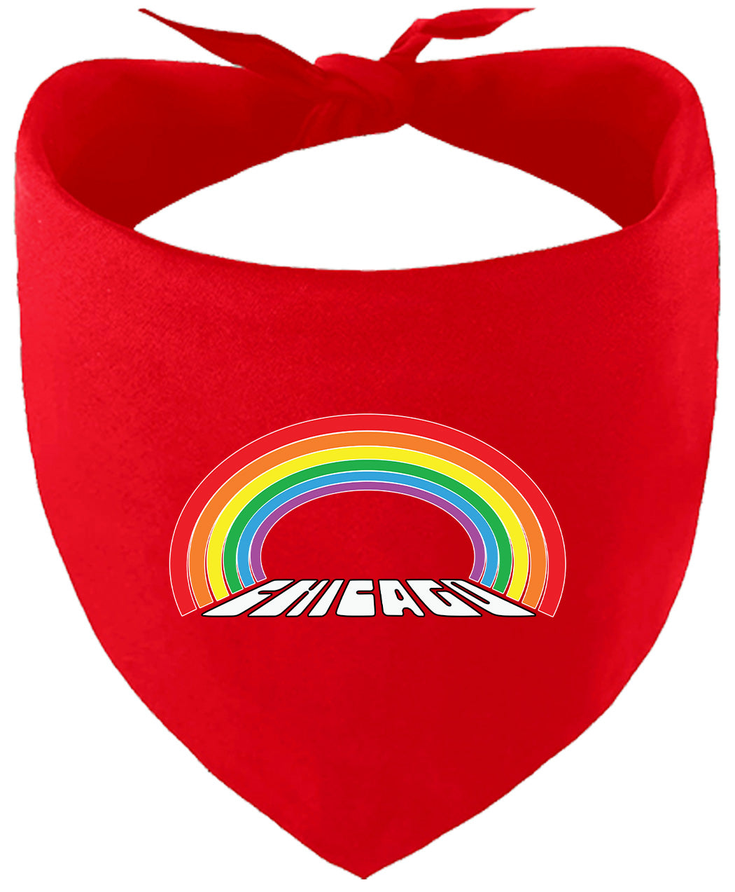 Chicago Rainbow Pet Bandana