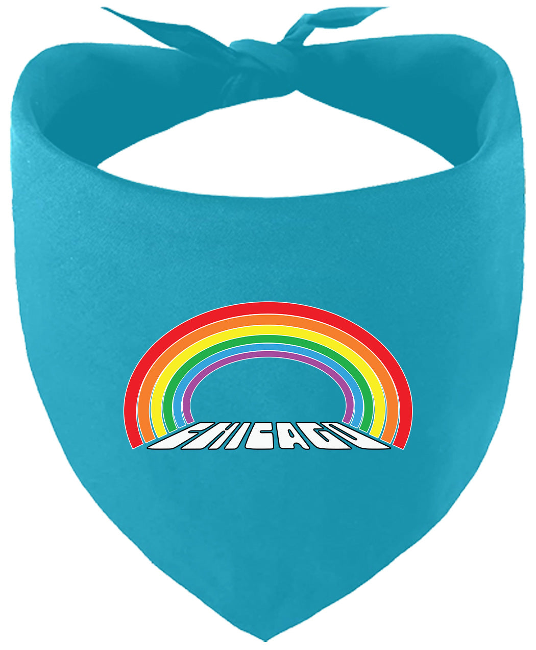 Chicago Rainbow Pet Bandana