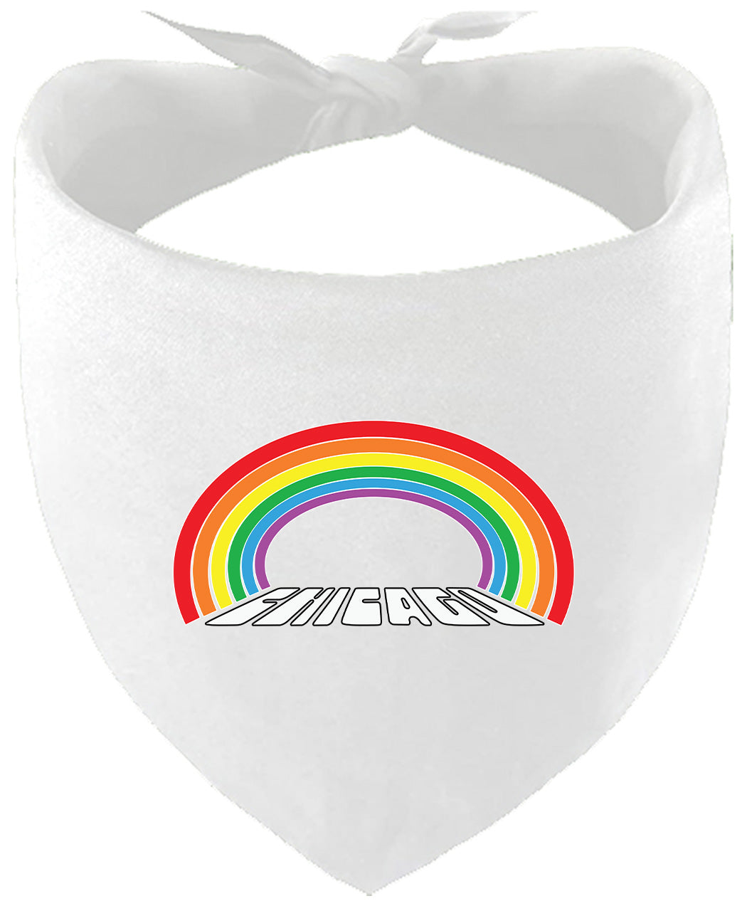 Chicago Rainbow Pet Bandana