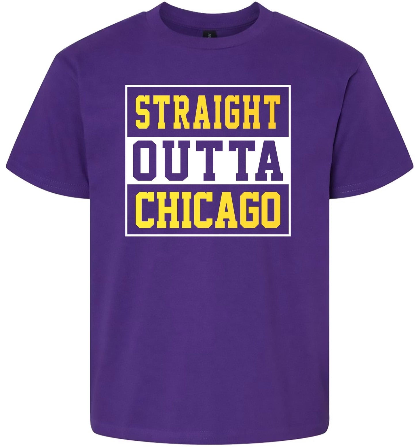 Straight Outta Chicago Children's Gildan Soft Shirt