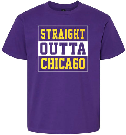 Straight Outta Chicago Children's Gildan Soft Shirt