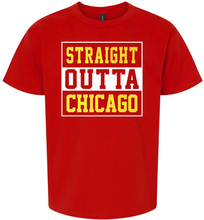 Straight Outta Chicago Children's Gildan Soft Shirt