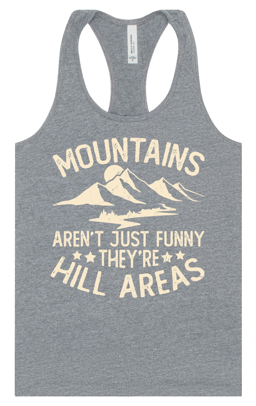 Mountains are Hill Areas Women's Racerback Tank