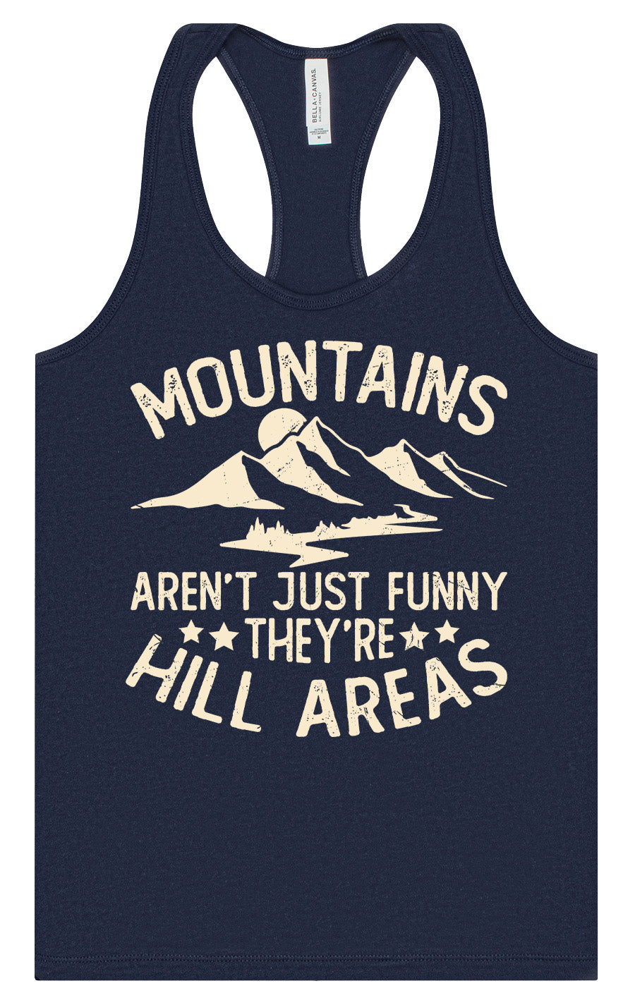 Mountains are Hill Areas Women's Racerback Tank