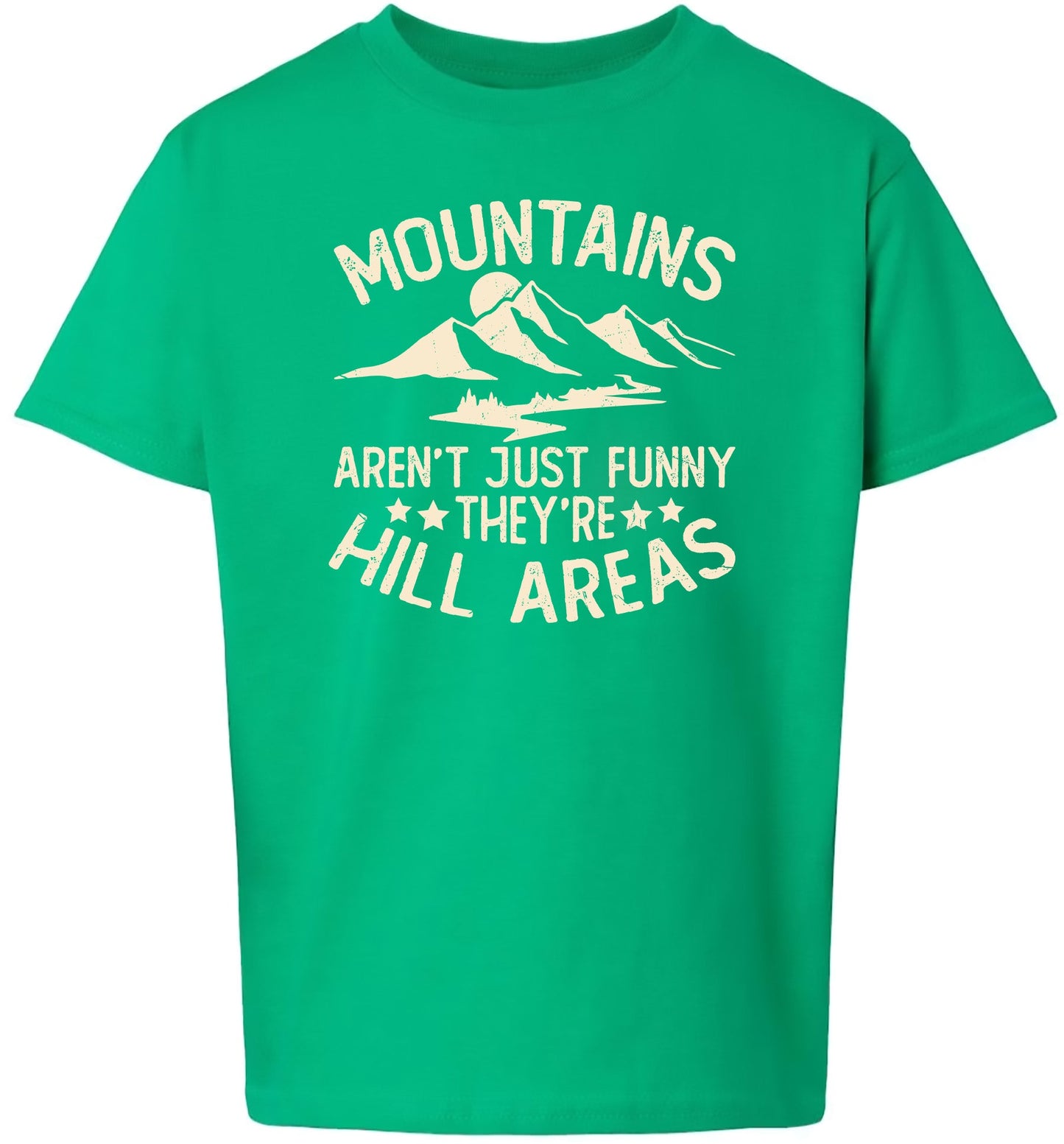 Mountains are Hill Areas Children's Gildan Soft Shirt