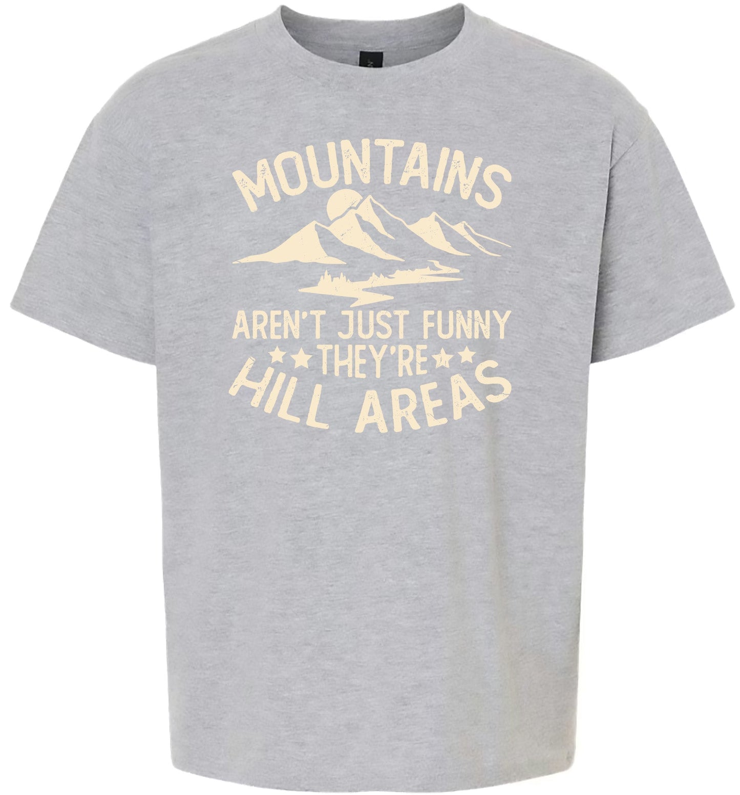 Mountains are Hill Areas Children's Gildan Soft Shirt