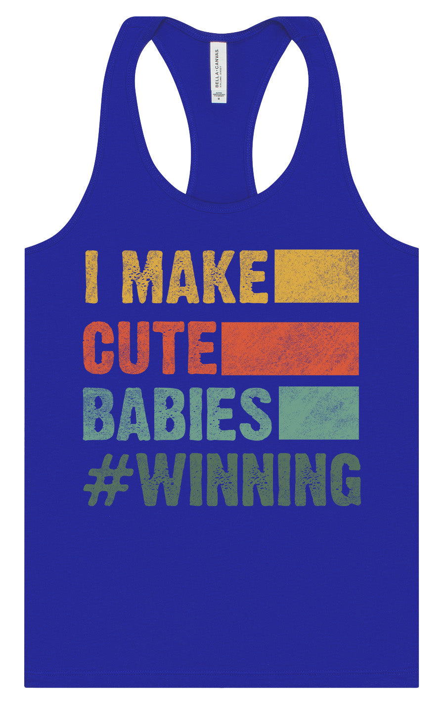 I Make Cute Babies Women's Racerback Tank