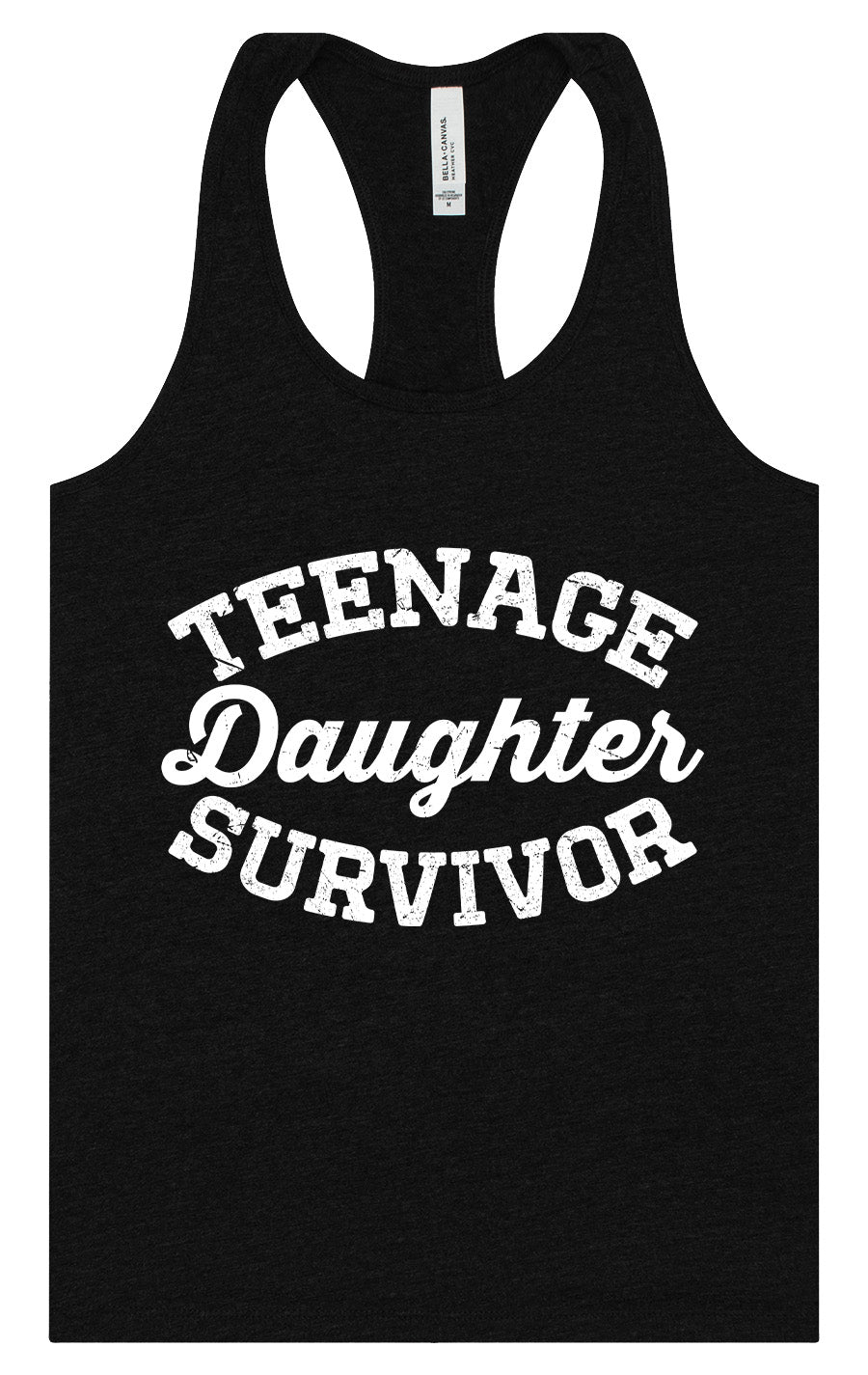 Teenage Daughter Survivor Women's Racerback Tank