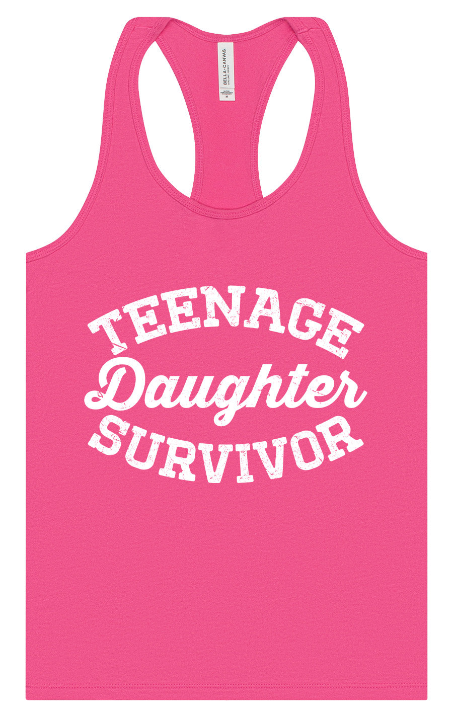 Teenage Daughter Survivor Women's Racerback Tank