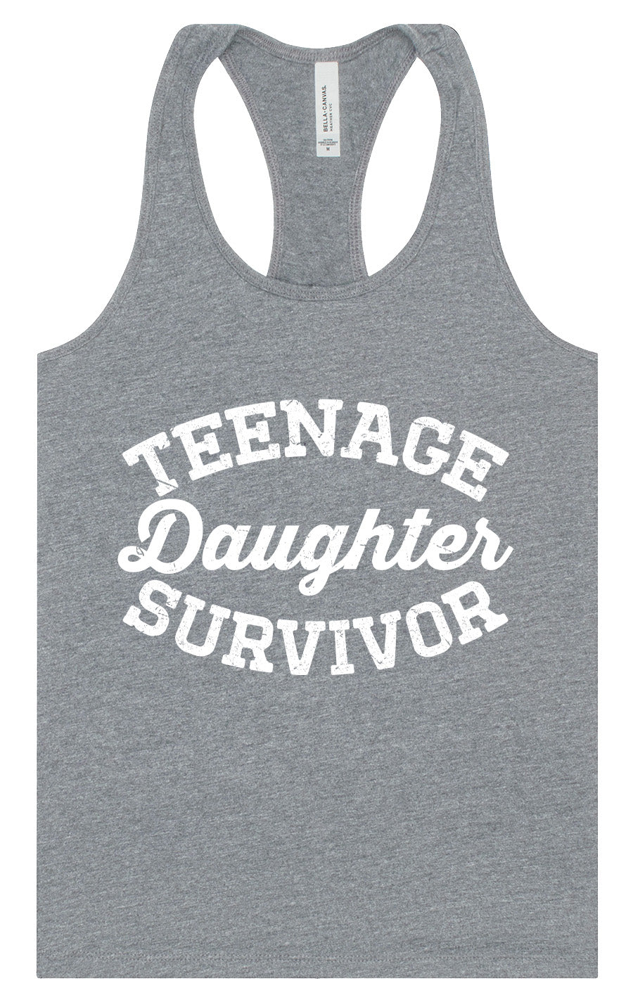 Teenage Daughter Survivor Women's Racerback Tank
