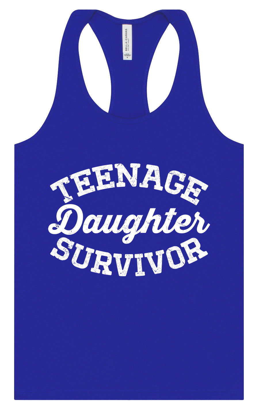 Teenage Daughter Survivor Women's Racerback Tank