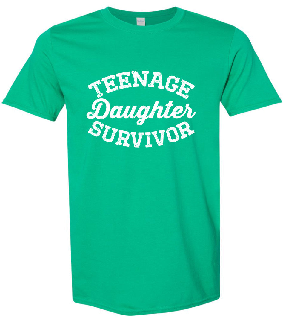 Teenage Daughter Survivor Adult Gildan Soft Shirt