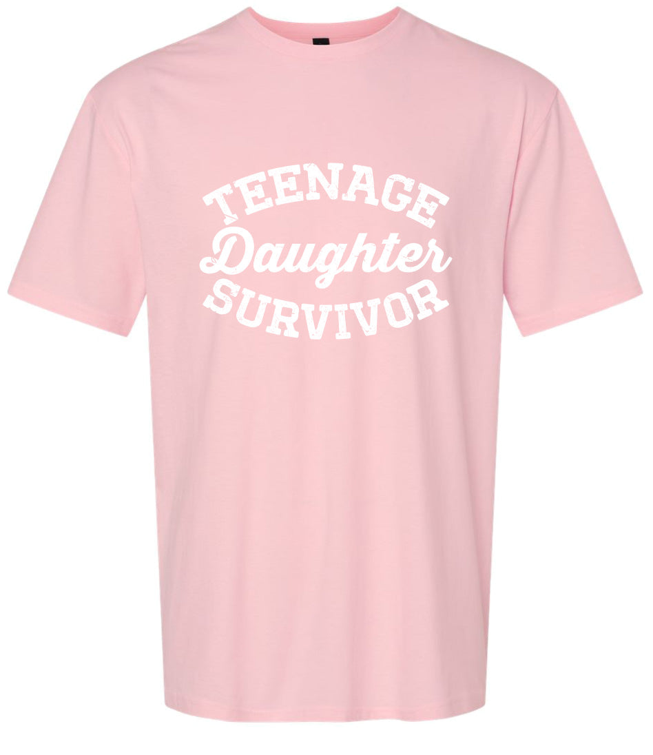 Teenage Daughter Survivor Adult Gildan Soft Shirt