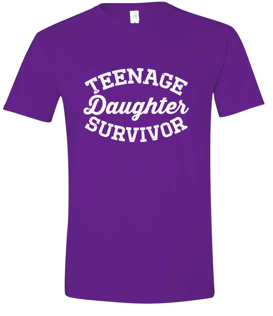 Teenage Daughter Survivor Adult Gildan Soft Shirt