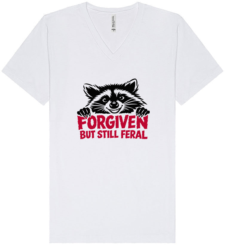 Forgiven Still Feral Unisex V-Neck Shirt