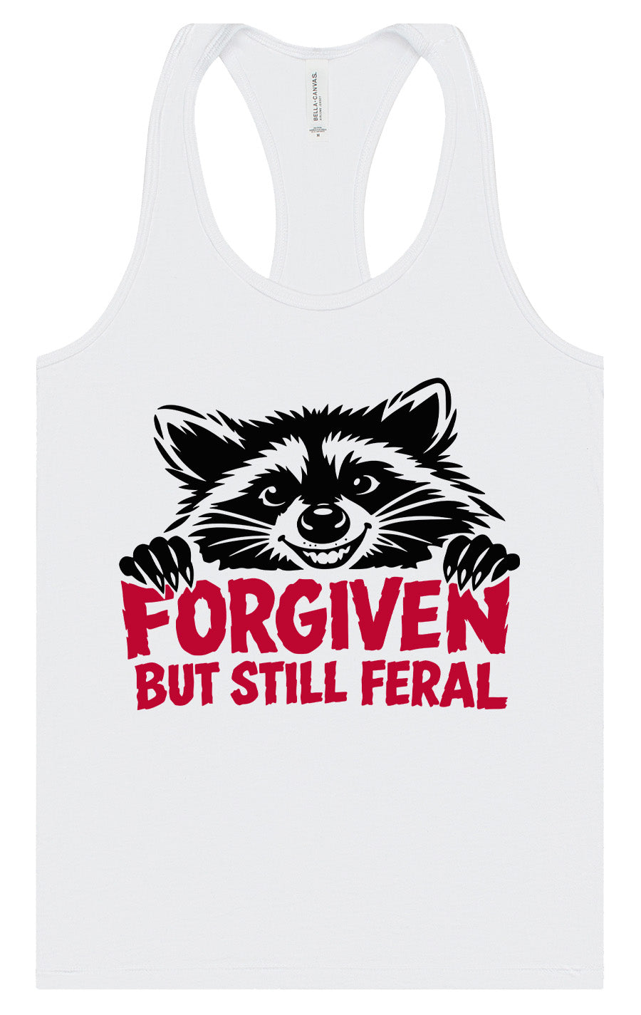 Forgiven Still Feral Women's Racerback Tank