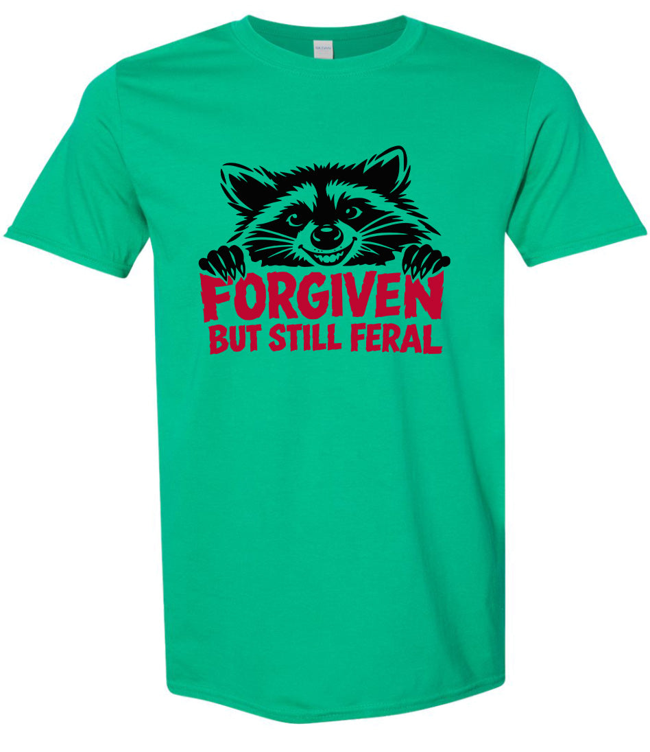 Forgiven Still Feral Adult Gildan Soft Shirt