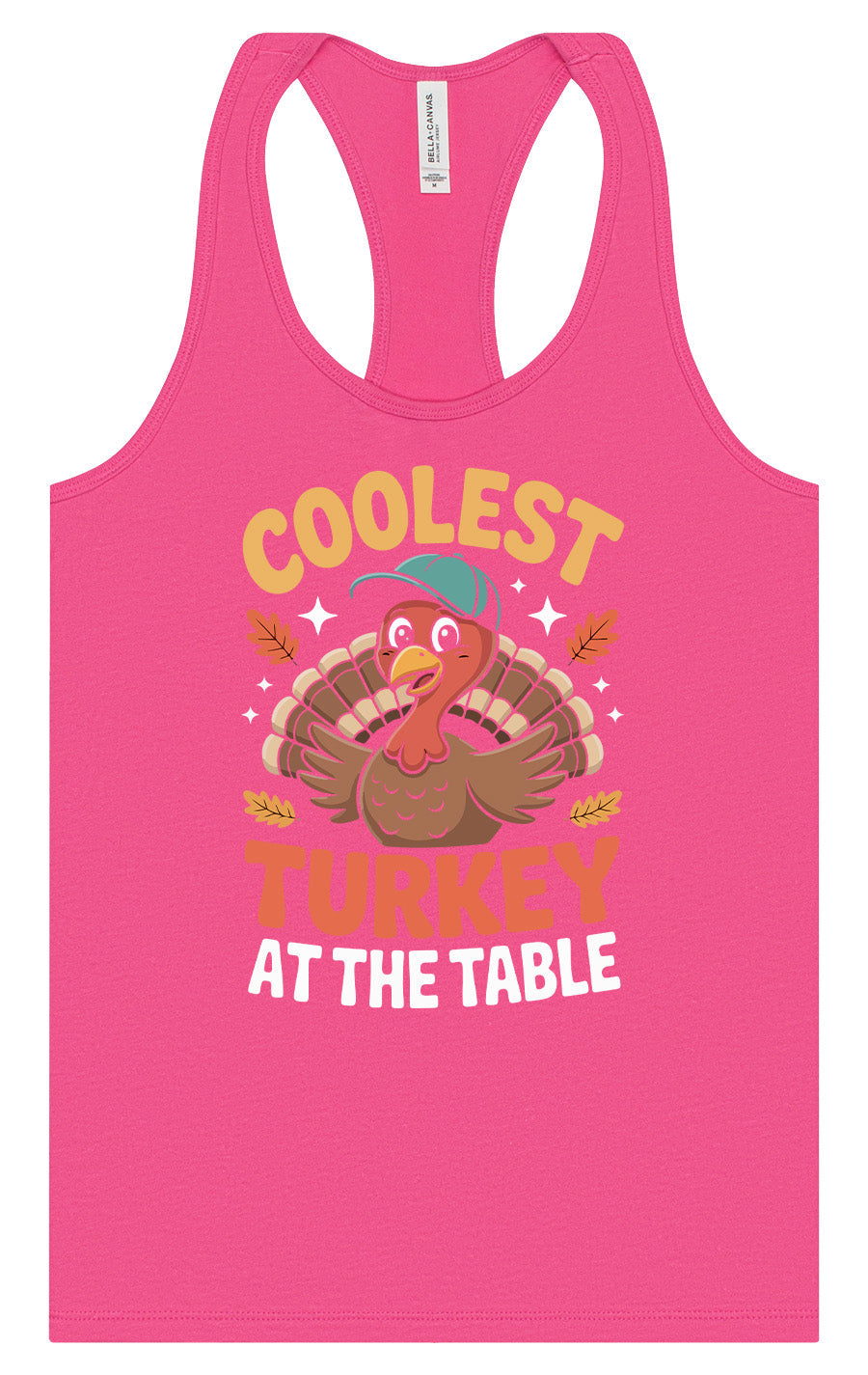 Coolest Turkey at the Table Women's Racerback Tank