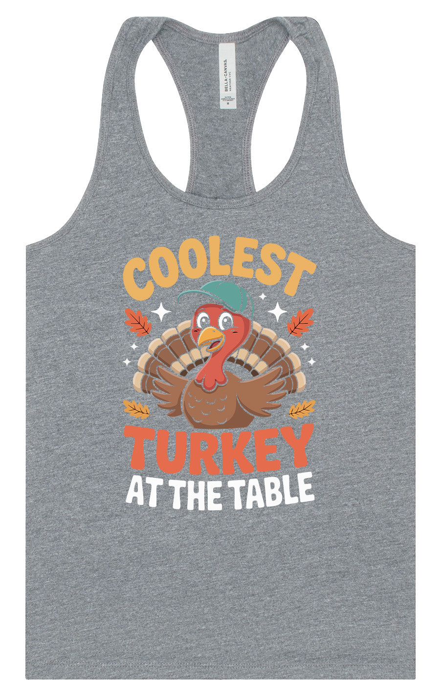 Coolest Turkey at the Table Women's Racerback Tank