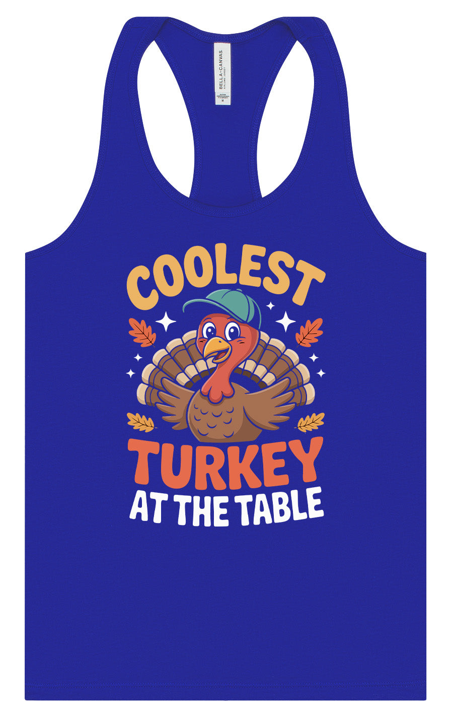Coolest Turkey at the Table Women's Racerback Tank