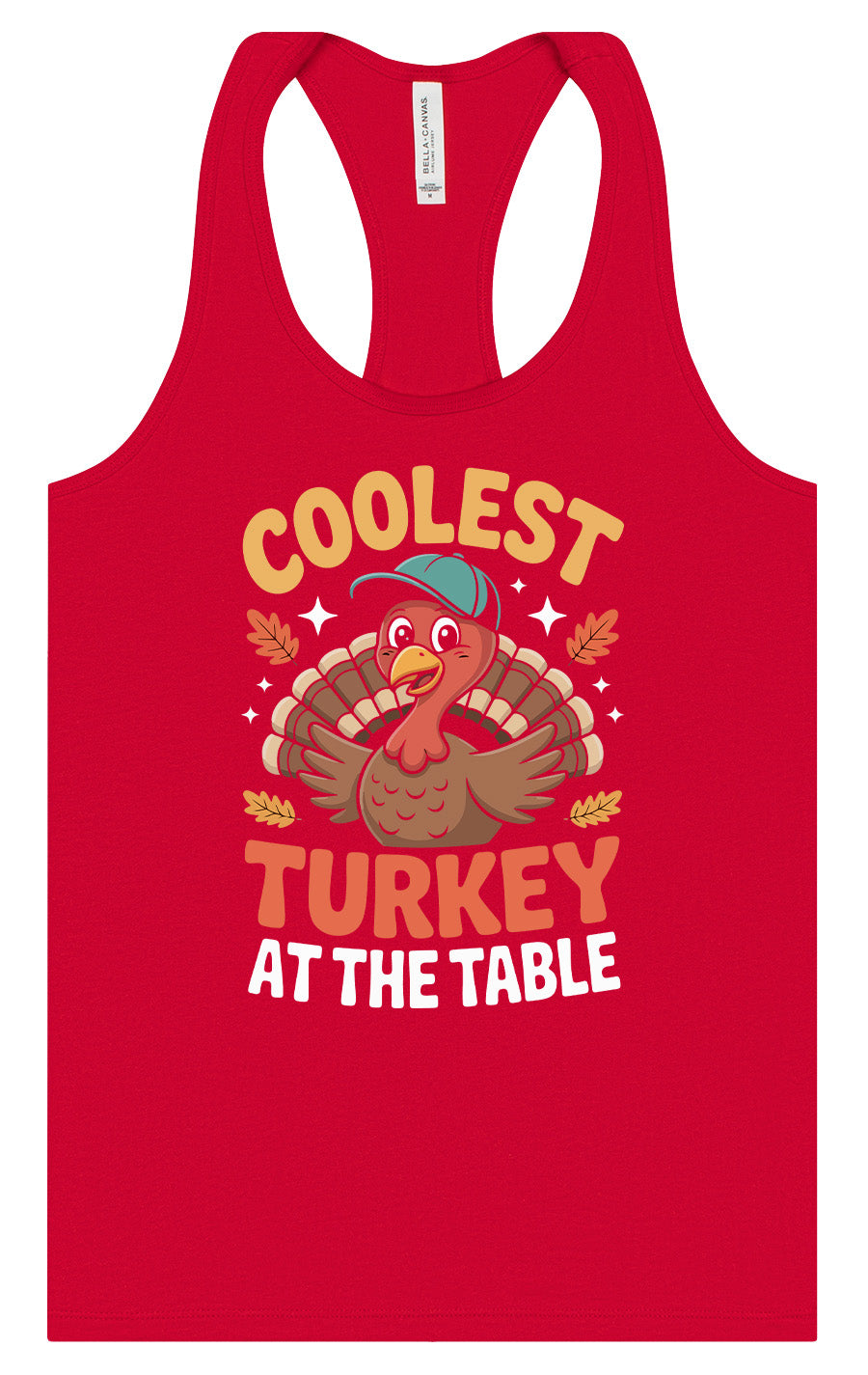 Coolest Turkey at the Table Women's Racerback Tank