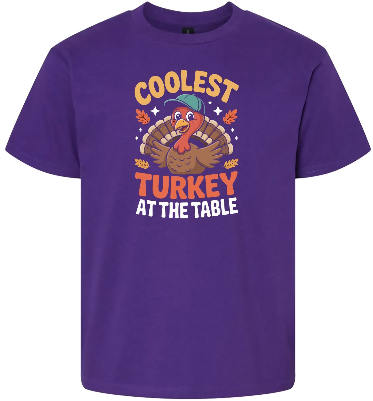 Coolest Turkey at the Table Children's Gildan Soft Shirt