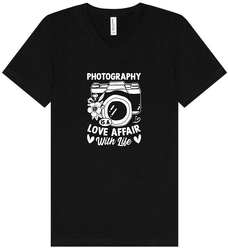 Photography is a Love Affair Unisex V-Neck Shirt