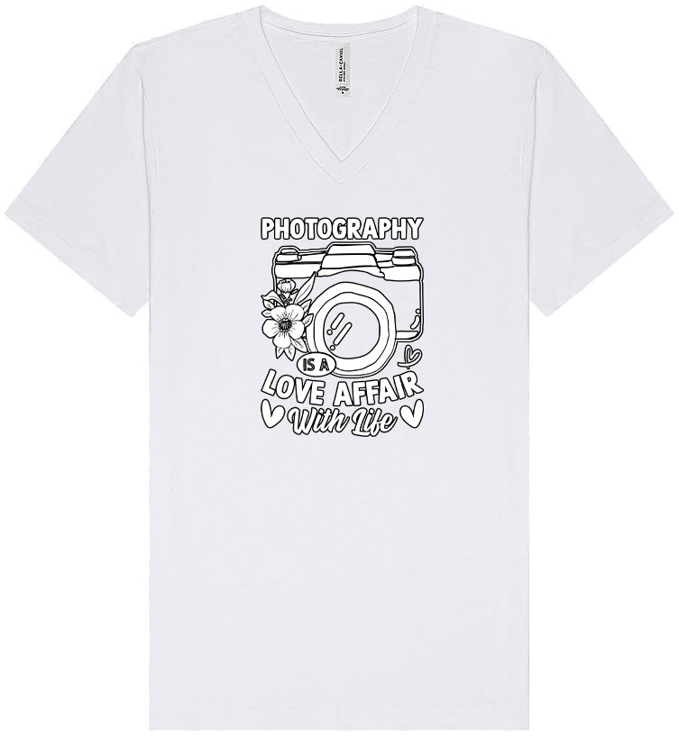Photography is a Love Affair Unisex V-Neck Shirt