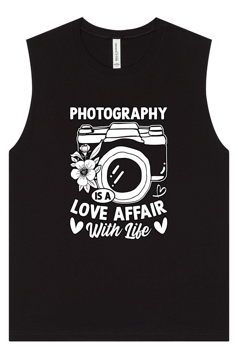 Photography is a Love Affair Muscle Tank