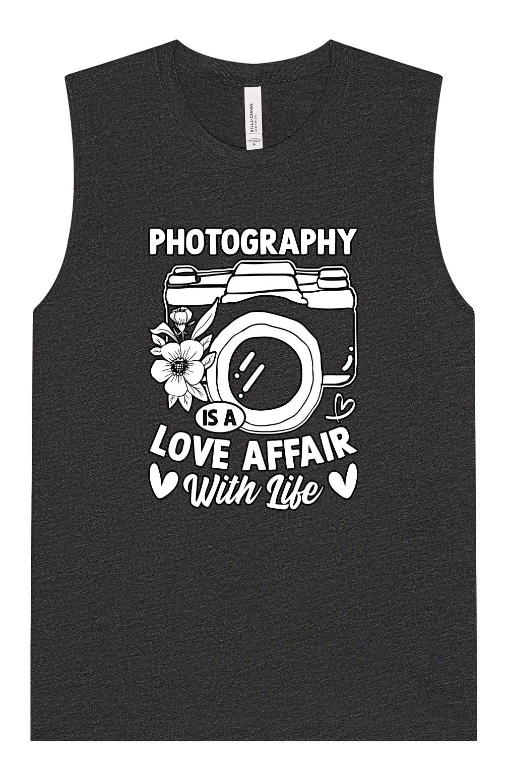 Photography is a Love Affair Muscle Tank