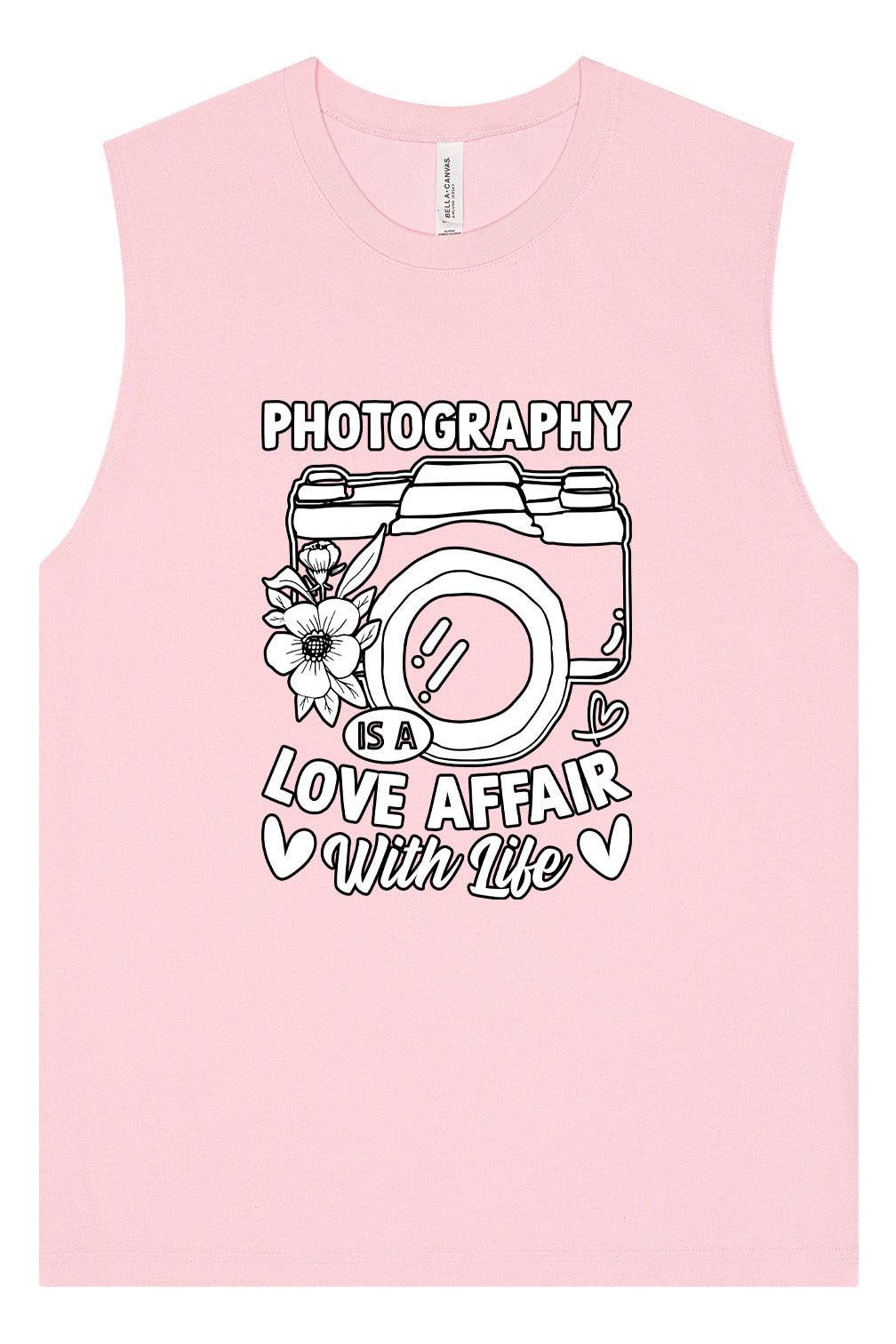 Photography is a Love Affair Muscle Tank